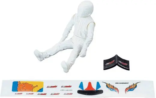 Killerbody Scale Driver Figure W/ Decals - Kb48050 1