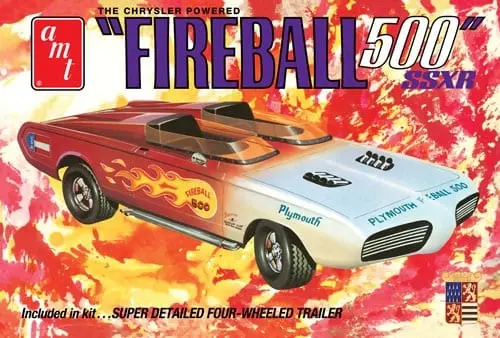 Amt George Barris Plymouth Fireball 500 Commemorative Edition 1:25 - Amt1068 1
