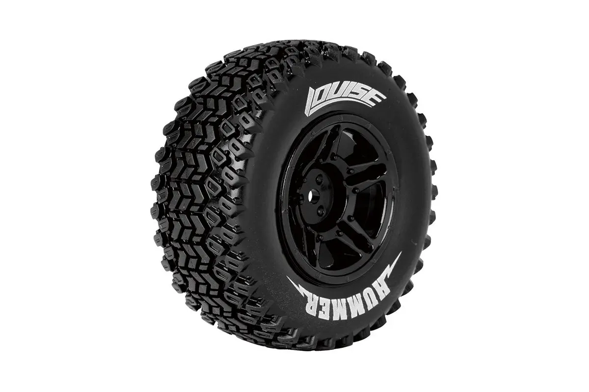 Louise Sc-Hummer 1:10 T.A. Short Course Tyre On Black Wheel 2Pcs - Lt3224sbaa 1