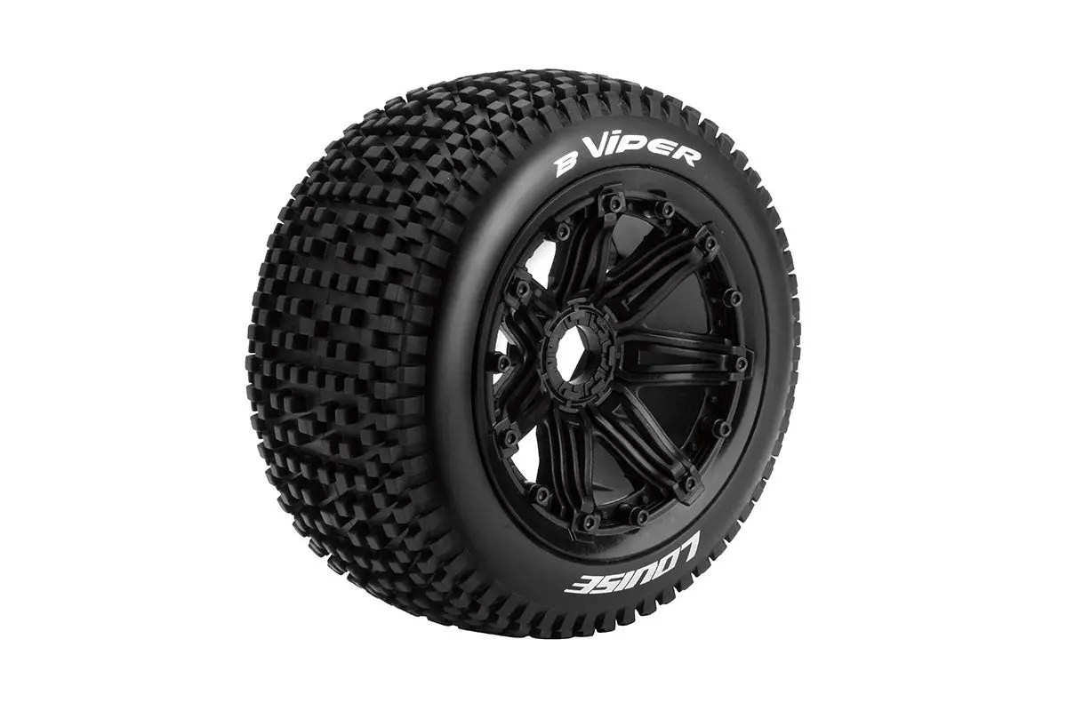 Louise B-Viper 1:5 Rr Buggy Sport Tyre On Black Wheels 2Pcs - Lt3245b 1