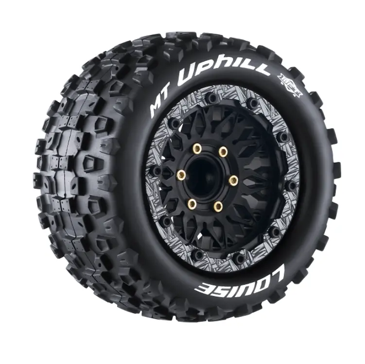 Louise Mt-Uphill Mft Maxx/ Mt Tyre On Black Wheel With 12/14/17Mm Hex Hub 2Pcs - Lt3309sx 1