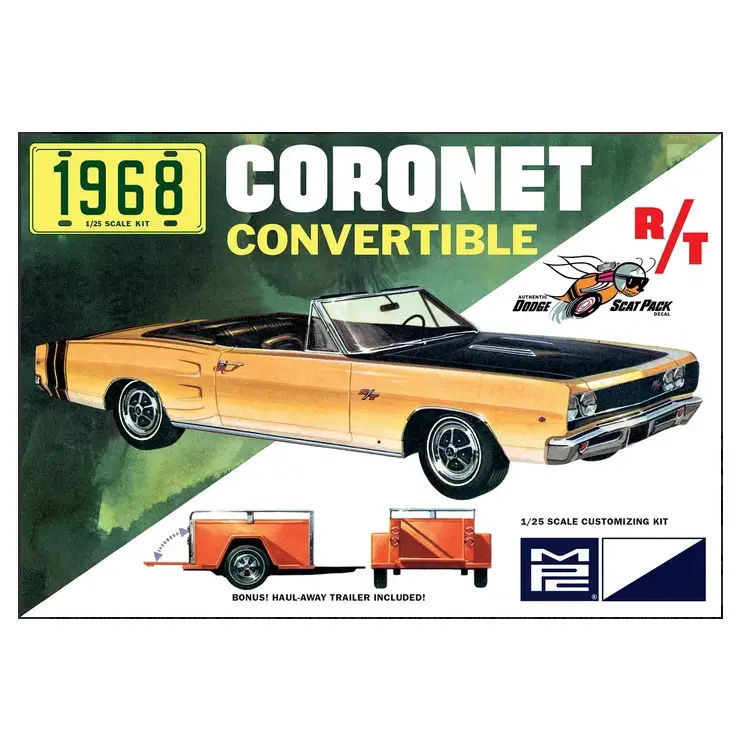 Mpc 1968 Dodge Coronet Convertible 1:25 - Mpc978 1