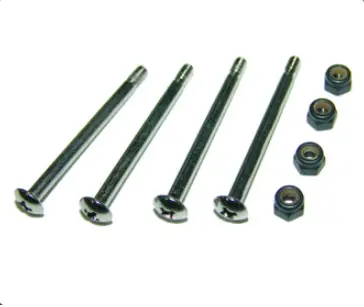Gv 37.5Mm Hub Studs W/ Nuts 4Pcs/Ea - Mv1501 1