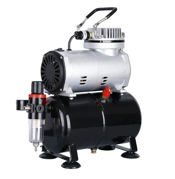 Vision Mini Air Compressor 1/5Hp W/ Regulator & 3L Tank - Nhdu-136 1