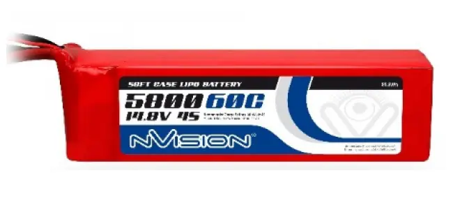 Nvision 5800Mah 14.8V 35C Lipo Battery Sc Ec5 Suit Traxxas Maxx - Nvo1899 1
