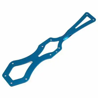 Hobao Top Chassis Plate Blue Aluminium Pirate - Hb-T147 1