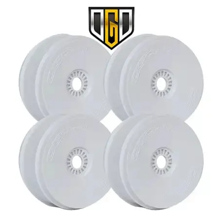 1/8Th Buggy White Wheel - Set Of 4 1