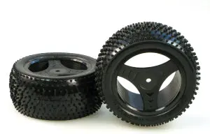 Hbx Buggy Rear Wheel & Tyre Suit Rocket 2Pcs - Hbx-6588-P018 1
