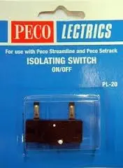 Peco Track Isolating Switch Oo/Ho Gauge - Pl20 1