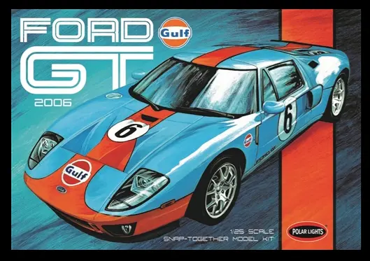 Polarlights Gulf 2006 Ford Gt Snap 1:25 - Pol955m 1