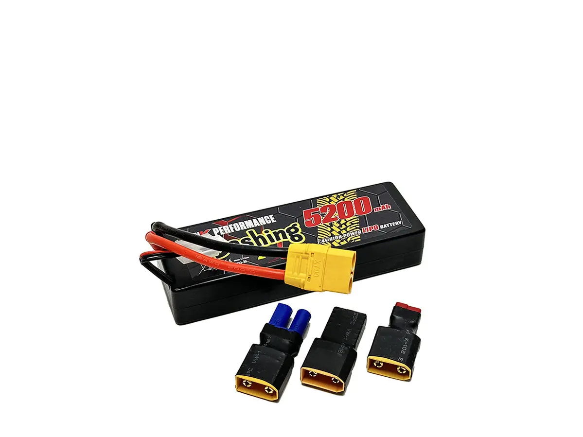 2S 7.4V 5200Mah 50C Lipo Battery - Multi Connector 1