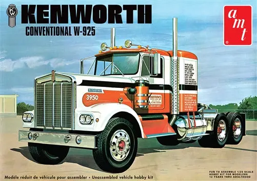 Amt Kenworth Conventional W925 1:25 - Amt1021 1