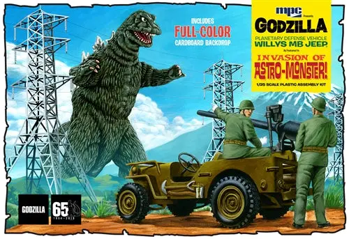 Mpc Godzilla Army Jeep 1:25 - Mpc882 1
