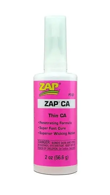 Zap Pink Thin Ca Glue 2Oz - Pt-07 1