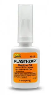 Plasti-Zap Orange Medium Clear Cure Ca Glue 0.33Oz - Pt-19 1