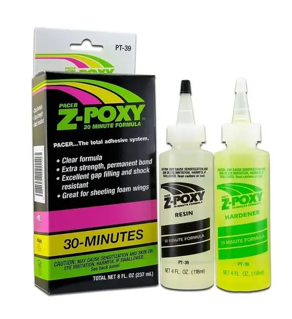 Zap Z-Poxy 30Min Cure Epoxy 8Oz - Pt-39 1