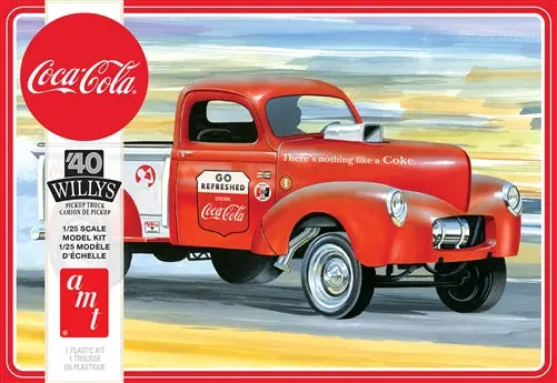 Amt 1940 Willys Coca-Cola Pickup Gasser 1:25 - Amt1145 1