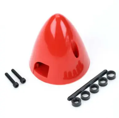 Dubro 57.15Mm Spinner 2-Blade Red 1Pc - Dbr280 1