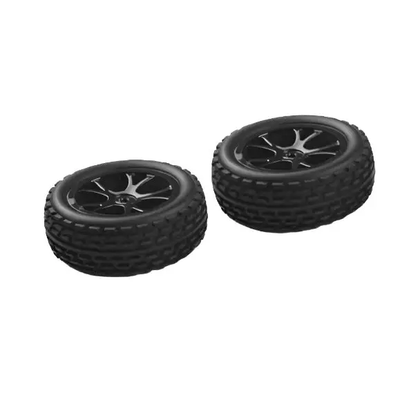 Riverhobby Fr Wheel And Tyre Set Suit Bullet 2Pc - Rh-10446 1