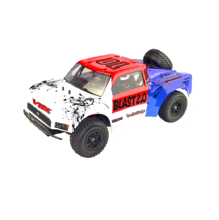 Riverhobby Octane Blast 2.0 1:10 Brushless Short Course 4Wd W/ 2.4Ghz Radio, 3300Kv Motor, Lipo Battery & Gt-B3 Charger - Rh-1045Sc 1