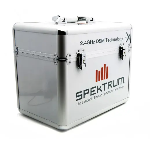 Spektrum Single Air Radio Aluminium Case W/ Locks - Spm6708 1
