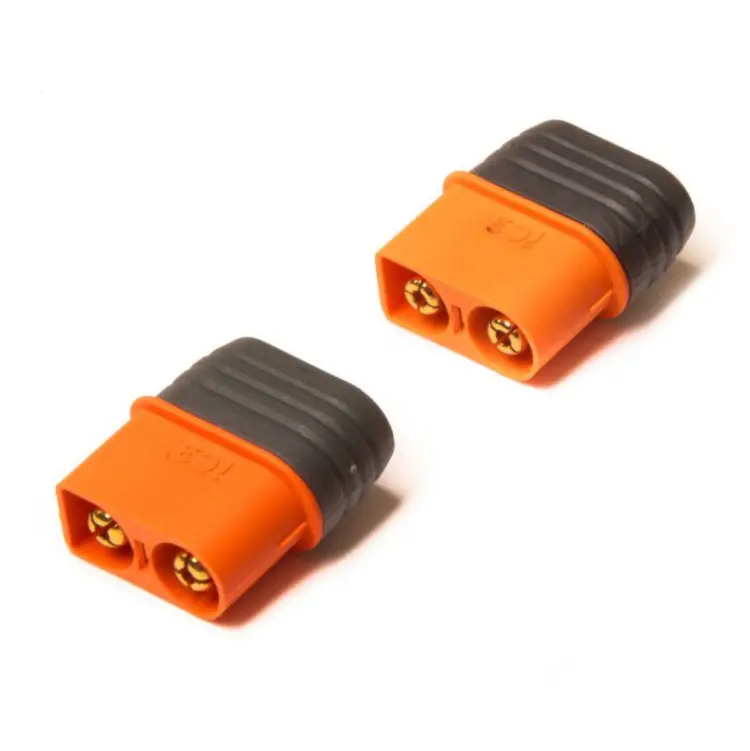 Spektrum Ic3 Male Plug W/ Wire Shroud 2Pcs - Spmxca303 1