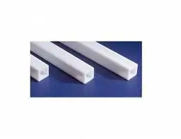 Evergreen 9.5X9.5X350mm Styrene Square Tube White 2Pcs - Eg256 1