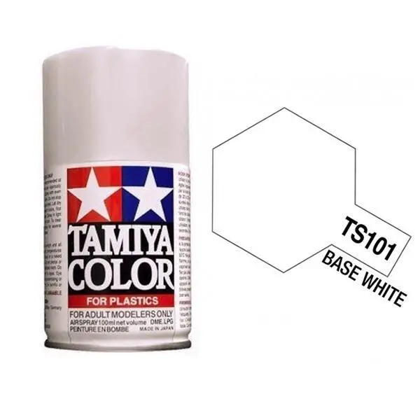 Tamiya Ts-101 Base White Undercoat Spray 100Ml - 85101 1