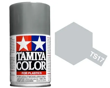 Tamiya Ts-17 Aluminium Gloss Spray 100Ml - 85017 1
