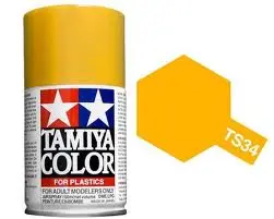 Tamiya Ts-34 Camel Yellow Gloss Spray 100Ml - 85034 1