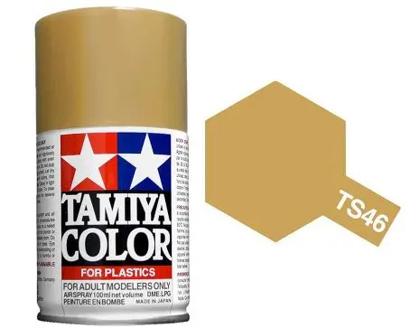 Tamiya Ts-46 Light Sand Matt Spray 100Ml - 85046 1