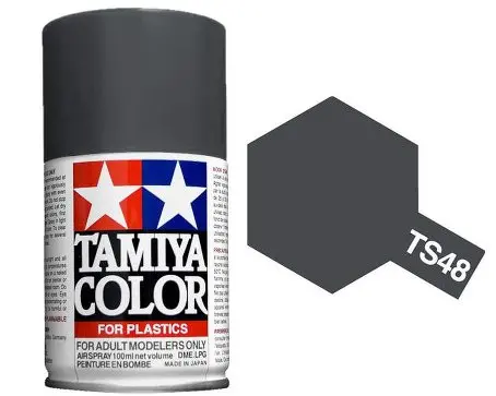 Tamiya Ts-48 Gunship Grey Matt Spray 100Ml - 85048 1