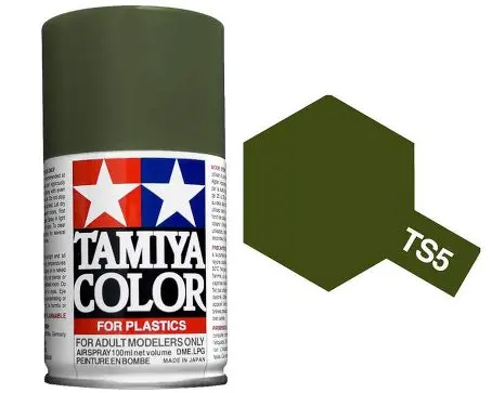 Tamiya Ts-5 Olive Drab Matt Spray 100Ml - 85005 1
