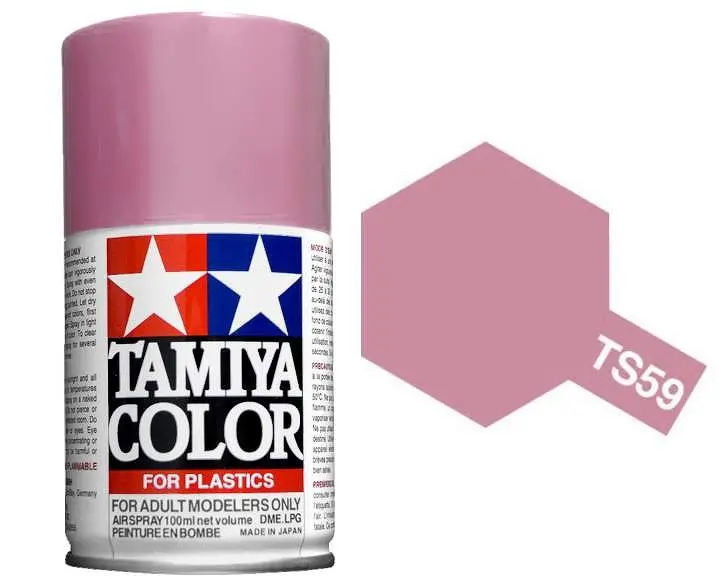 Tamiya Ts-59 Pearl Light Red Gloss Spray 100Ml - 85059 1