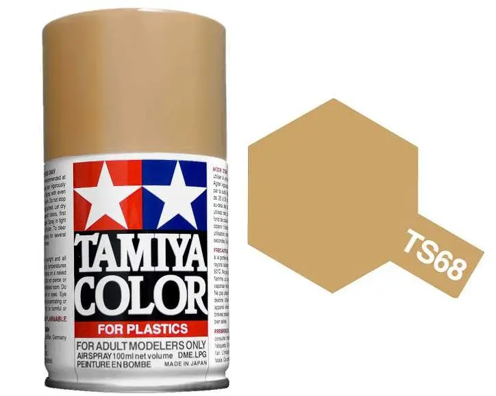 Tamiya Ts-68 Wooden Deck Tan Matt Spray 100Ml - 85068 1
