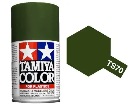 Tamiya Ts-70 Olive Drab Jgsdf Matt Spray 100Ml - 85070 1