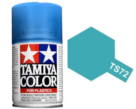 Tamiya Ts-72 Clear Blue Gloss Spray 100Ml - 85072 1