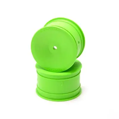 1/10Th Off Road Rear Wheels Green 1Pr 1