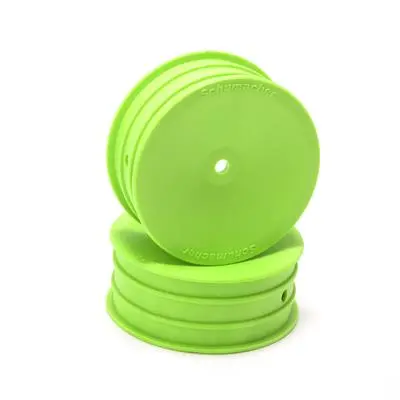 1/10Th 2Wd Front Wheel Green 1Pr 1