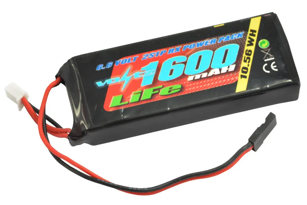 1600Mah 2S Life Battery - Straight 1