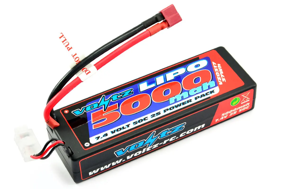 5000Mah 2S 7.4V 50C Hard Case Stick Battery Pack 1