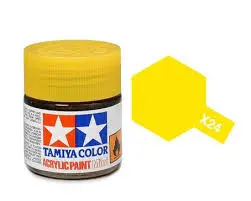 Tamiya X-24 Clear Yellow Mini Acrylic 10Ml - 81524 1
