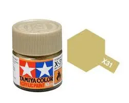 Tamiya X-31 Titanium Gold Mini Acrylic 10Ml - 81531 1
