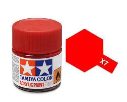 Tamiya X-7 Red Mini Acrylic 10Ml - 81507 1