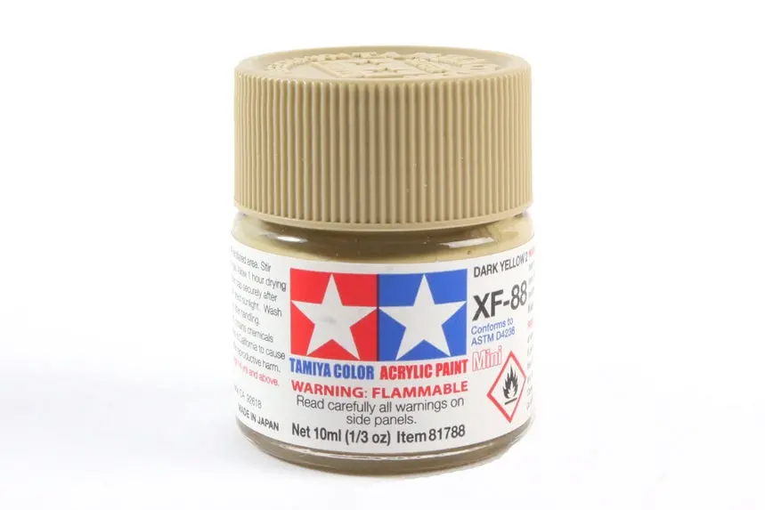 Tamiya Xf-88 Dark Yellow 2 Mini Acrylic 10Ml - 81788 1