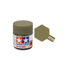 Tamiya Xf-49 Khaki Mini Acrylic 10Ml - 81749 1