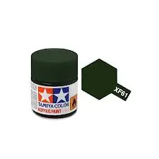 Tamiya Xf-61 Dark Green Mini Acrylic 10Ml - 81761 1