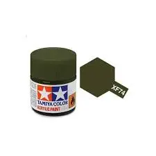 Tamiya Xf-74 Olive Drab Mini Acrylic 10Ml - 81774 1