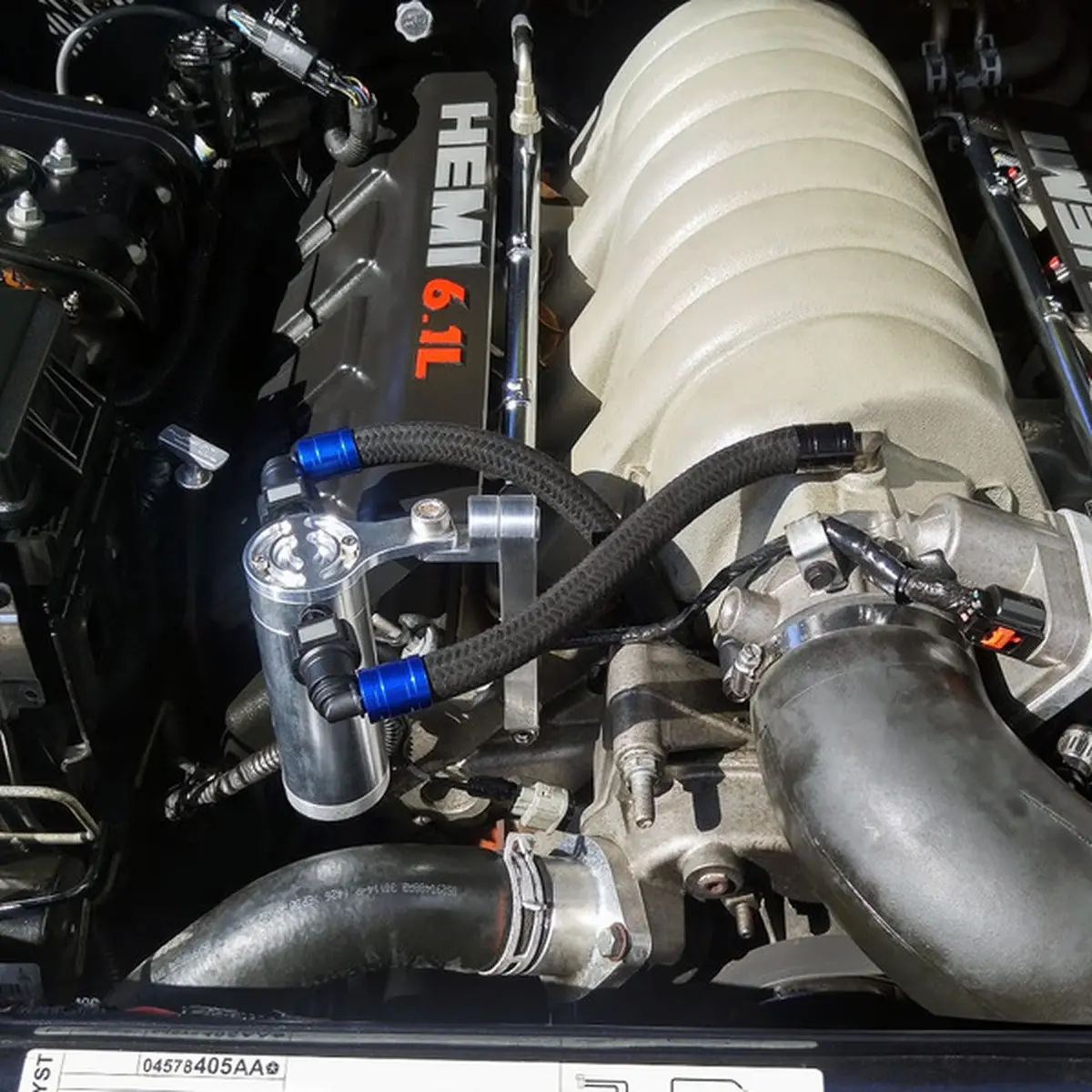 Upr Products Oil Catch Can Separator Plug N Play Satin (2005-2010 Charger/Challenger/300 5.7 & 6.1) 5028-38 1