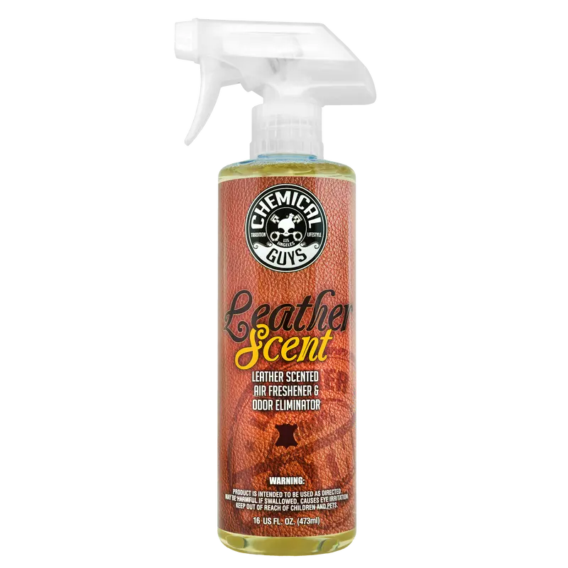 Chemical Guys Leather Scent Air Freshener & Odor Eliminator - 16Oz 1